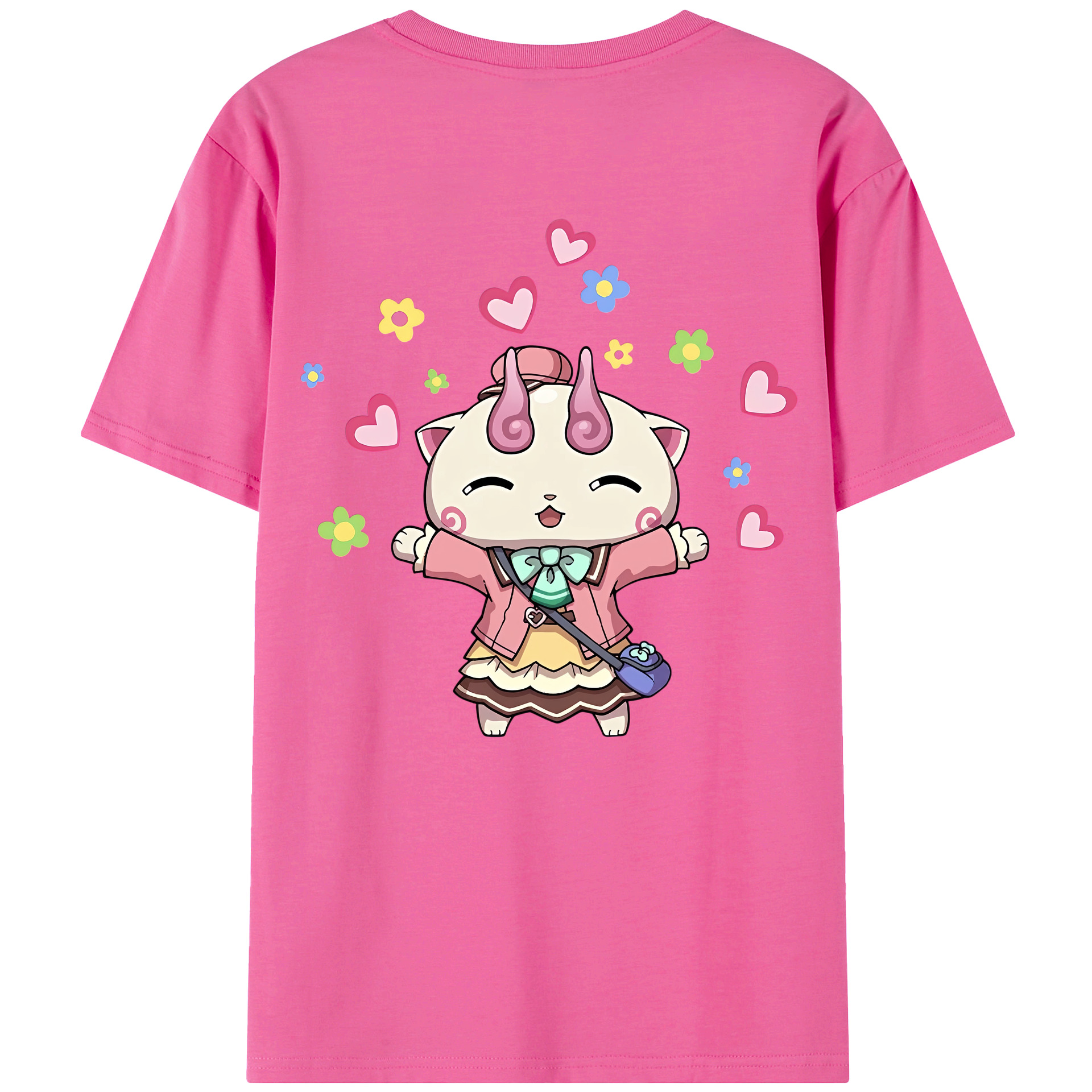 （画像用） 妖怪ウォッチ Yo-kai Watch レディース半袖Tシャツ(バックプリント)